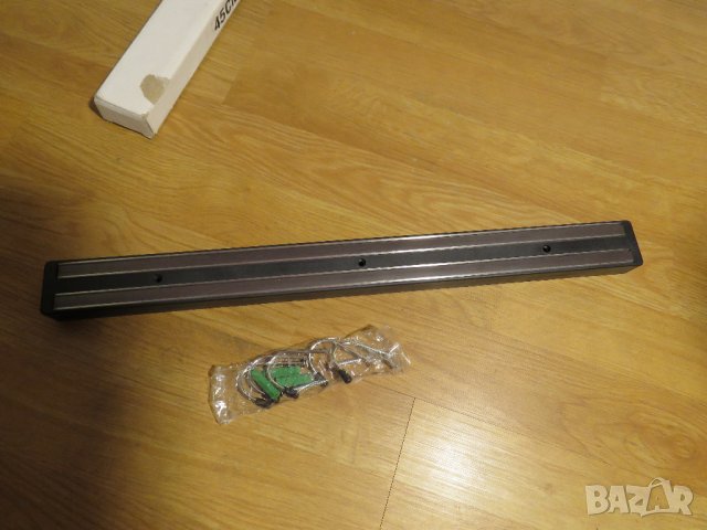  Магнитна поставка за ножове и прибори- монтаж на стена -  за да ви е всичко подредено и на ед, снимка 4 - Други - 28513007