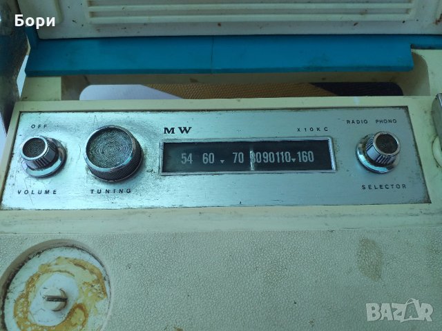 AIMOR seven transistor  phonograph-radio, снимка 9 - Радиокасетофони, транзистори - 32832532