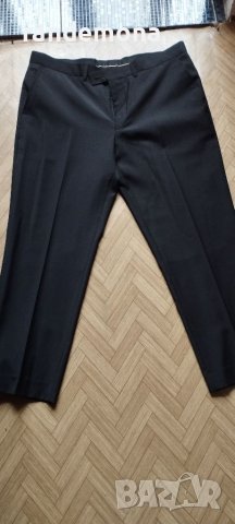 Мъжки черен панталон F&F 40", снимка 1 - Панталони - 40697348