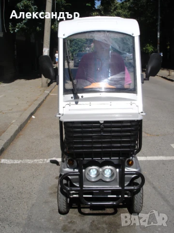 Електрическа четириколка с ПОКРИВ CARGO LUX, снимка 3 - Мотоциклети и мототехника - 50770677