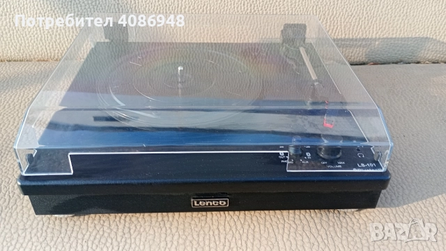 Грамофон Lenko Bluetooth модел LS 101 внос от Швейцария работи перфектно , снимка 3 - Грамофони - 52127895
