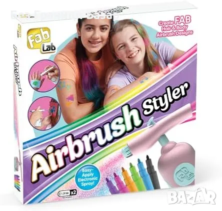 Стилни прически и татуировки – комплект FabLab с лесно измиване за деца