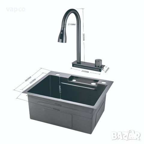 Мултифункционална кухненска мивка 50см, снимка 10 - Мивки - 50953971