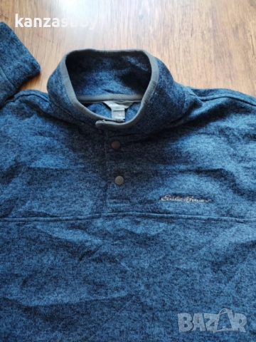 eddie bauer Half Zip - страхотна мъжка блуза КАТО НОВА ХЛ