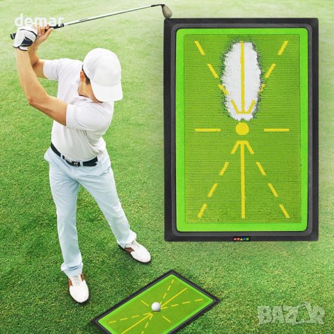 JIMITOP Golf Swing Mat 30х43 см уширена дъска за люлеене на дъска за тренировки по голф на закрито, снимка 6 - Голф - 44071737