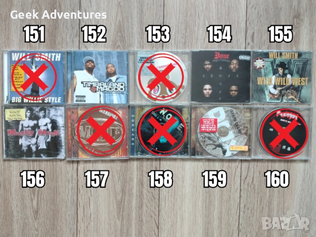 Hip-Hop Rap Music Albums CD's Оригинални Рап Музикални Дискове Хип-Хоп, снимка 10 - CD дискове - 46671250