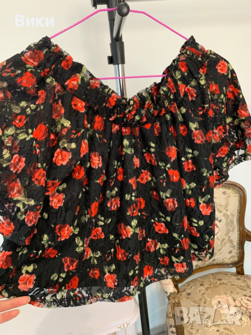 Дамска блуза в размер S/М, снимка 3 - Корсети, бюстиета, топове - 44922565