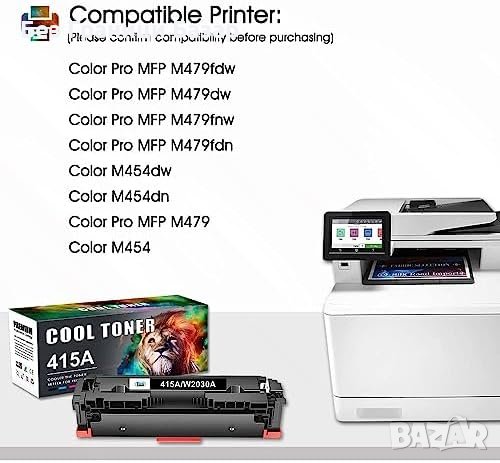 Нов Мултипакет Тонери Cool Toner 415A/415X - Съвместими с HP M479/M454, снимка 2 - Други - 44050658