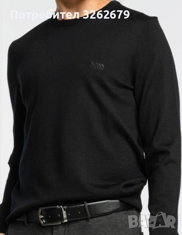 Hugo Boss wool 100% оригинален пуловер размер XL
