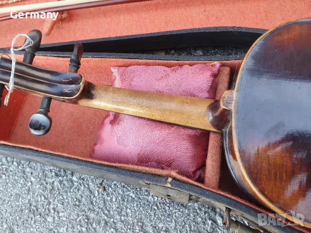 стара ретро цигулка franz hell, снимка 2 - Антикварни и старинни предмети - 42976612