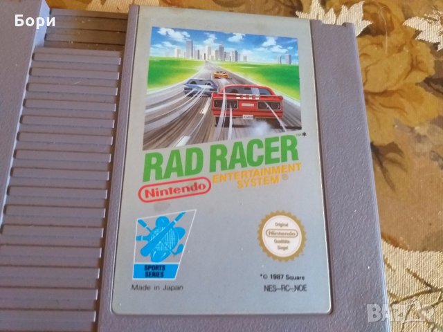 Rad Racer Nintendo NES, снимка 2 - Игри за Nintendo - 32807359