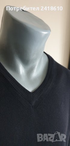 Emporio Armani  Cotton Knit Мens Size 56/ XL - 2XL  НОВО! ОРИГИНАЛ! Мъжка Блуза Пуловер!, снимка 8 - Пуловери - 43228644