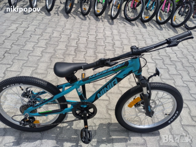 PASSATI Алуминиев велосипед 20" NINJA син, снимка 3 - Велосипеди - 53560107
