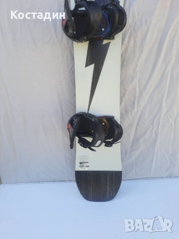 Сноуборд 154см. BURTON CUSTOM EXPERIENCE WIDE  CAMBER с автомати , снимка 3 - Зимни спортове - 52567255