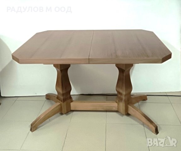 Разтегателна трапезна маса Никол 80*120+30 см