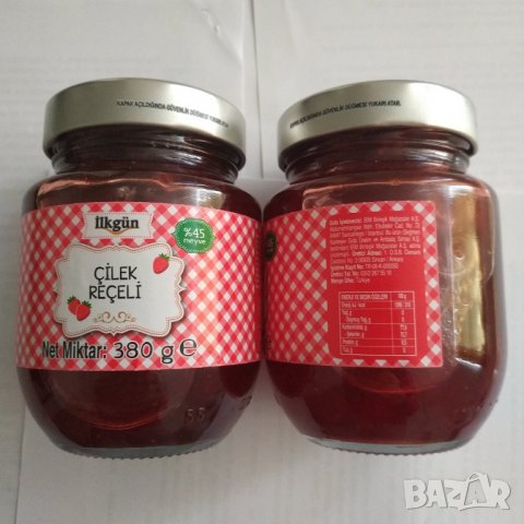 Турско сладко от ягоди 380 гр., 45% плодове, снимка 3 - Други - 37121983