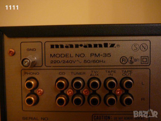 MARANTZ PM-35, снимка 6 - Ресийвъри, усилватели, смесителни пултове - 35344771