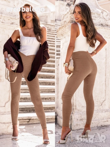 Дамски оребрени вталени клинове Nillou, 5цвята , снимка 7 - Клинове - 51773601