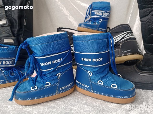 КАТО НОВИ водоустойчиви ТОПЛИ детски АПРЕСКИ Снегоходки,GRANDBOOT®,SNOWFLAKE®,SNOW BOOT®,MOON BOOT®, снимка 4 - Детски боти и ботуши - 35438371