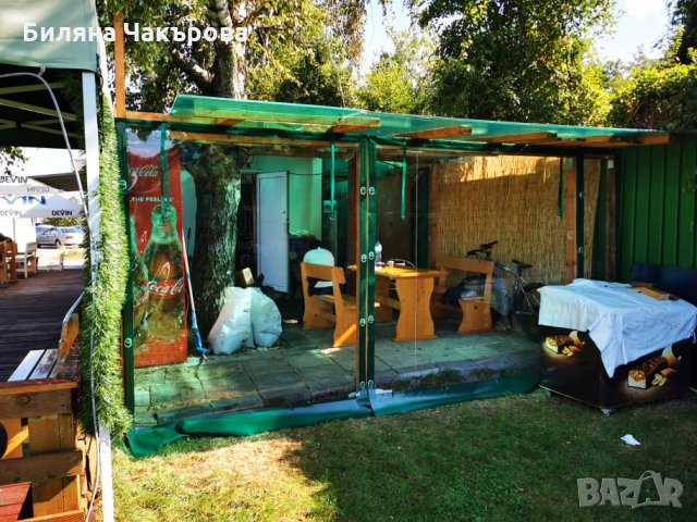 Ветроупорни завеси, тенти, шалтета, покривала, снимка 4 - Градински мебели, декорация  - 32819784