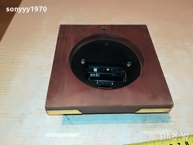 clock-made in germany-мед/месинг/дърво 2206211141, снимка 12 - Антикварни и старинни предмети - 33296611