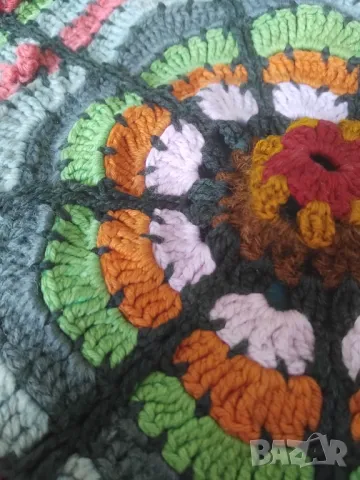 Столовка - битова плетена възглавница покривало за столове, снимка 2 - Антикварни и старинни предмети - 49852765