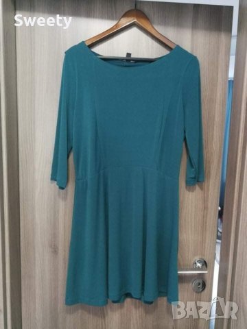 Зелена рокля Манго размер L, снимка 1 - Рокли - 33093479