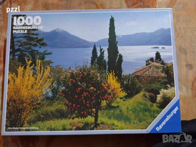 Пъзел "In Tessino” Ravensburger 1984г. 1000 части