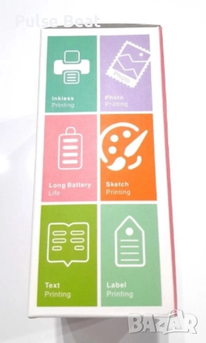Мини Bluetooth принтер без мастило - печат на скици, снимки, текст и етикети, снимка 3 - Други стоки за дома - 52406878