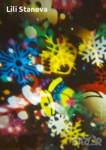 Коледен светлинен прожектор - Радост и цветове у дома!, снимка 4 - Прожектори - 52414664