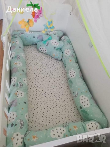 Обиколник за бебешко креватче , снимка 2 - Спално бельо и завивки - 32452054