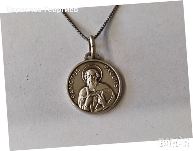 Сребърна верижка 925 Ватикана , снимка 4 - Колиета, медальони, синджири - 38237629