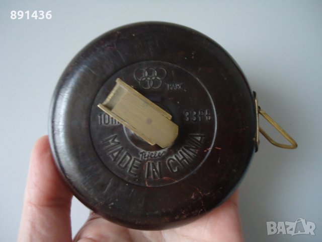 Стара ретро рулетка бакелит и месинг 10 м 33 фута