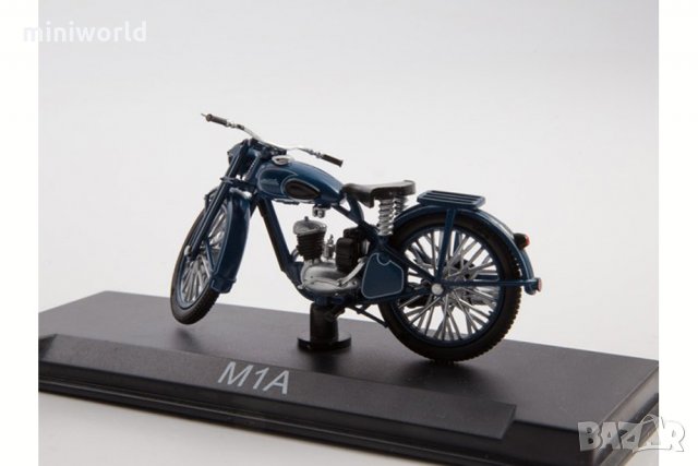 ММЗ М-1-А ”Москва” мотор 1964 - мащаб 1:24 на Наши Мотоцикли моделът е нов в блистер, снимка 6 - Колекции - 29450736