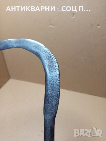 Много Стар Ръчно Кован Сърп Орак. , снимка 3 - Антикварни и старинни предмети - 52203346