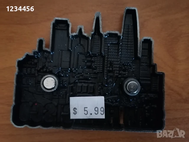 Метално магнитче Сан Франциско 8/7 см. при цена 6 щ.долара го давам само за 8 лв., снимка 2 - Арт сувенири - 50716586