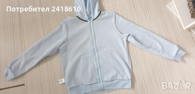 Lacoste Classic Fit Full Zip Hoodie Mens Size 4 - M НОВО! ОРИГИНАЛ! Мъжка Качулка с цял цип!, снимка 10 - Спортни дрехи, екипи - 53203721