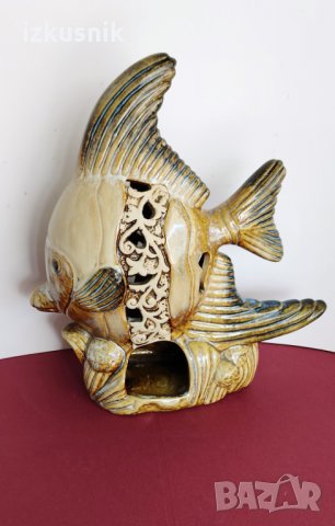 Много красива статуетка-свещник, керамика, снимка 2 - Декорация за дома - 35623862