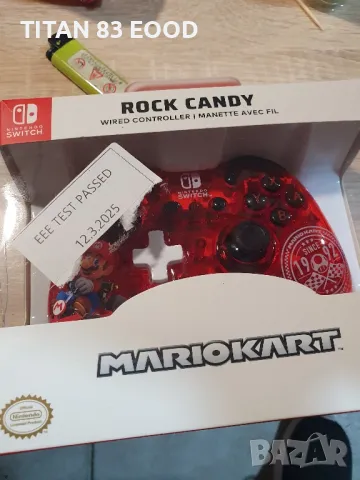 Контролер, ROCK CANDY, поликарбонат, за Nintendo Switch, снимка 3 - Аксесоари - 50315113