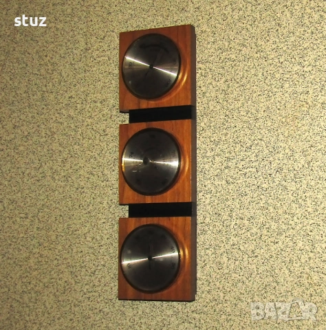 Tроен уред за стена, барометър, влагомер и термометър , снимка 4 - Други - 53572039