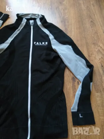 FALKE Ergonomic Sport System Men's Zip-Shirt Base Layer - мъжко термо горнище M, снимка 3 - Спортни дрехи, екипи - 48003062