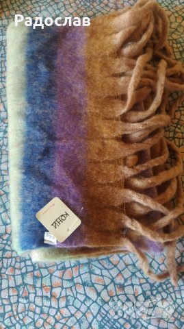 голям вълнен шал , снимка 4 - Шалове - 43491643