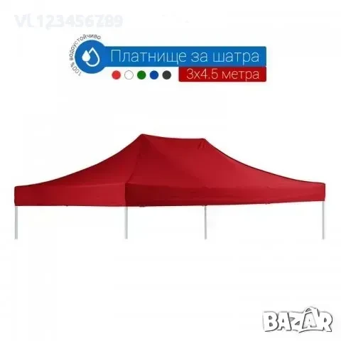 Резервно покривало за Шатра 3Х3; 3Х4,5; 3Х6 М, снимка 2 - Палатки - 50831562