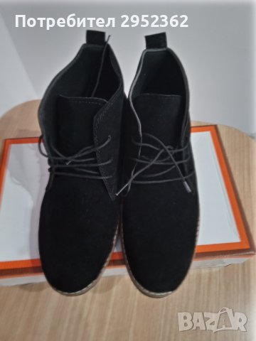 Черни обувки-велур, снимка 5 - Други - 39573719