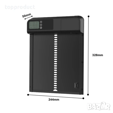 Автоматична алуминиева врата за курник, кокошарник, животни, снимка 2 - За птици - 50899787