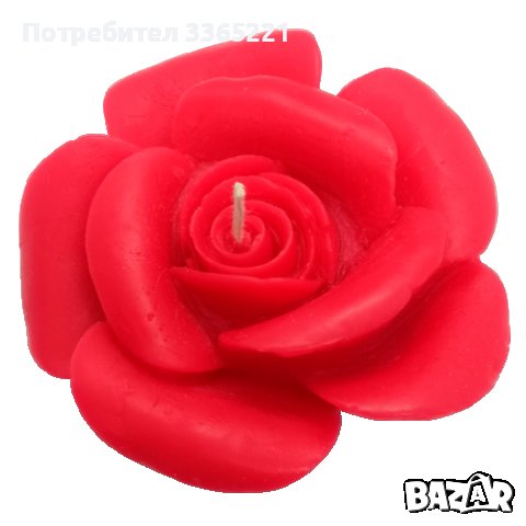 свещ роза, снимка 3 - Други - 37941822