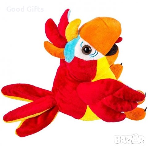 Говорещ DJ папагал , повтаря това, което казвате вие, снимка 4 - Плюшени играчки - 39176324