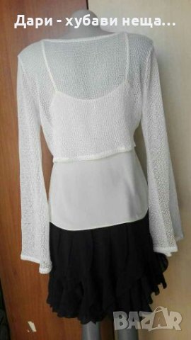 Къса бяла жилетка🍀❤M/L,L❤🍀арт.4200, снимка 3 - Жилетки - 36695417