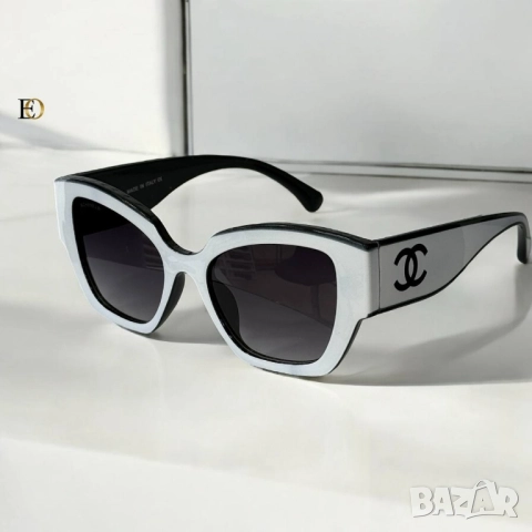 очила с калъф, кутия и ув защита chanel versace , снимка 5 - Слънчеви и диоптрични очила - 51768670