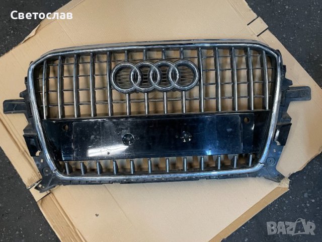 Оригинална решетка предна броня S-line с парктроник AUDI Q5 R8 (2012-2016), снимка 1